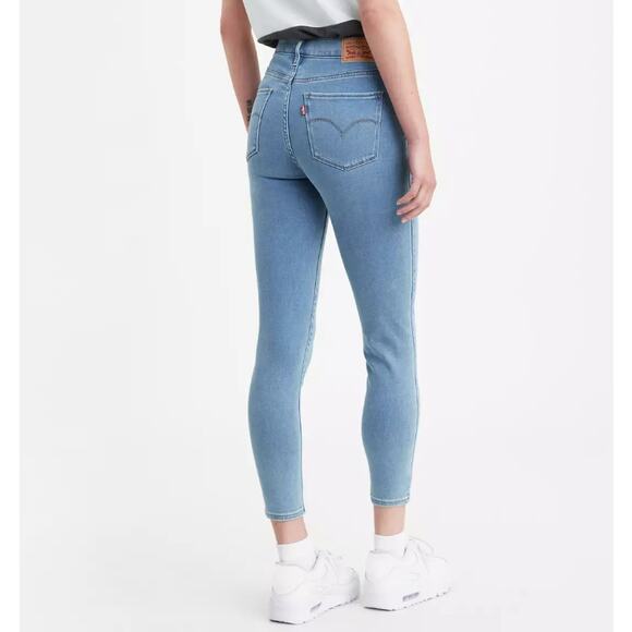 Levi’s 720 High Rise Super Skinny Cropped Jeans in Indie Disco - Picture 3 of 14